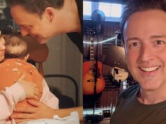 Étienne Drapeau publie de rares images de son bébé