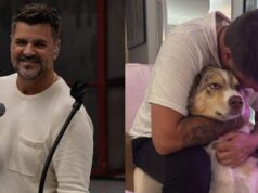 Marc Dupré pose avec son chien et c’est quelque chose