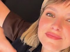 Sarah-Jeanne Labrosse adopte une coiffure bien différente pour son look de gala