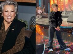 Après son En direct de l’univers, Ginette Reno pose avec ses arrière-petits-enfants