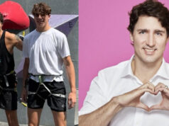 Le fils de Justin Trudeau fait une précision sur sa photo tout en rose avec son papa