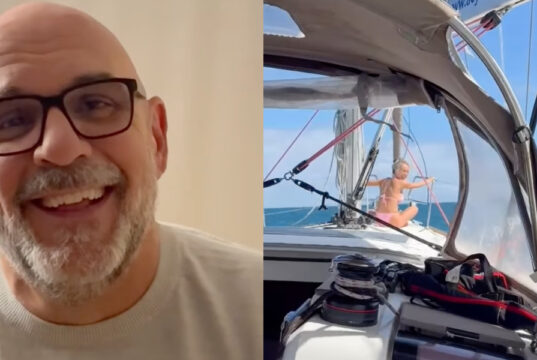 Sylvain Marcel publie une photo avec sa nouvelle blonde en voyage
