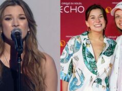 Audrey-Louise Beauséjour de Star Académie pose pour la première fois avec sa nouvelle blonde