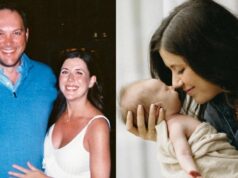 La mairesse Catherine Fournier publie toutes les photos de son bébé avec son chum