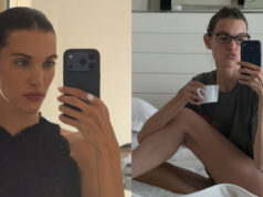 Charlotte Cardin pose en robe transparente sur le tapis rouge