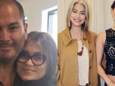 Enceinte, la fille de Patrick Bourgeois pose sur le tapis rouge en robe rose
