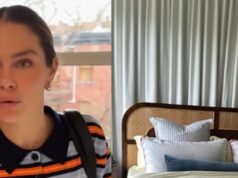 Maripier Morin montre une photo de sa chambre pour une raison bien précise
