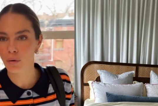 Maripier Morin montre une photo de sa chambre pour une raison bien précise