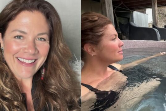 Sophie Grégoire publie des photos de sa sortie au spa en maillot