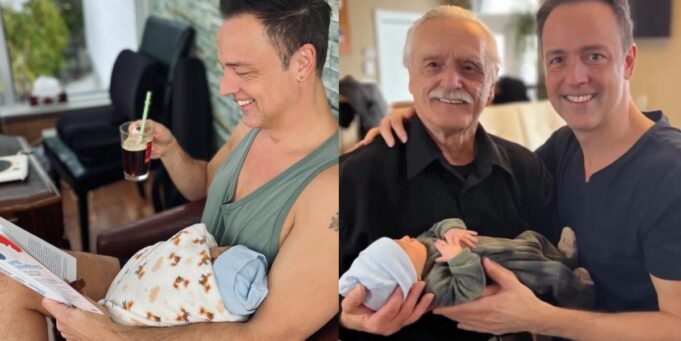 Étienne Drapeau publie une rare photo avec son bébé et c’est quelque chose