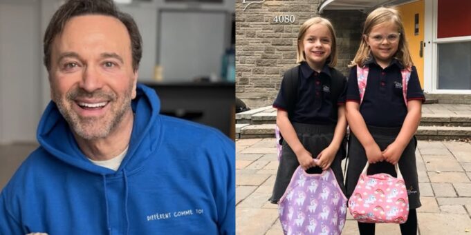Les jumelles de Joël Legendre ont terminé l’école primaire et voici la photo