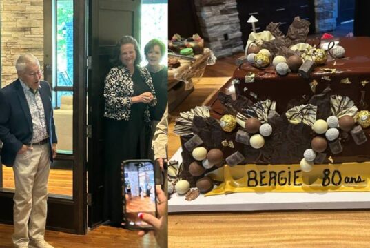 Michel Bergeron célèbre ses 80 ans avec plusieurs personnalités connues