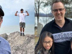 Découvrez 14 photos de Gino Chouinard avec ses enfants pour ses 59 ans