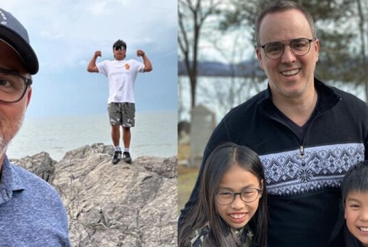 Découvrez 14 photos de Gino Chouinard avec ses enfants pour ses 59 ans