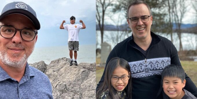 Découvrez 14 photos de Gino Chouinard avec ses enfants pour ses 59 ans