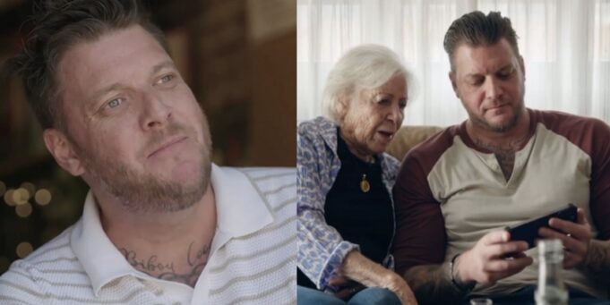 Mathieu Baron publie une rare photo de sa grand-mère de 99 ans