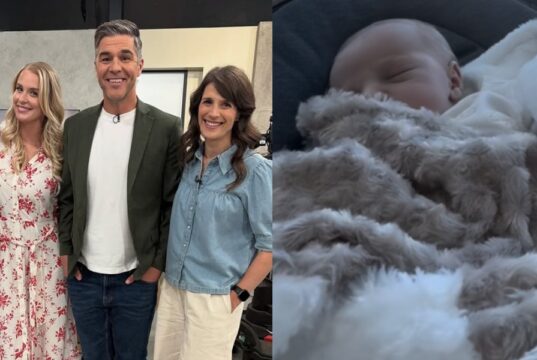 Une chroniqueuse de Salut Bonjour présente son nouveau bébé sur le plateau