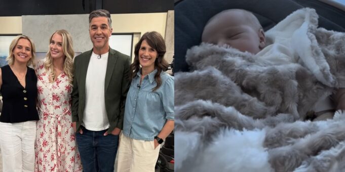 Une chroniqueuse de Salut Bonjour présente son nouveau bébé sur le plateau