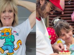 Josée Deschênes publie toutes les photos de la fête de 1 an de sa petite-fille