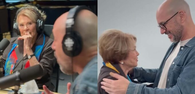 Martin Matte rencontre Janette Bertrand pour la première fois pour une raison précise