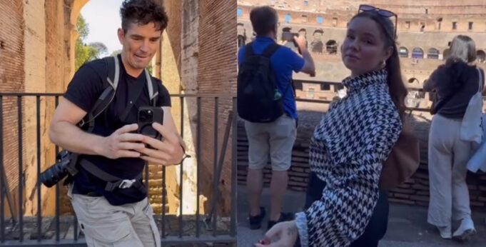 sebastien delorme virginie bruneau photos voyage rome